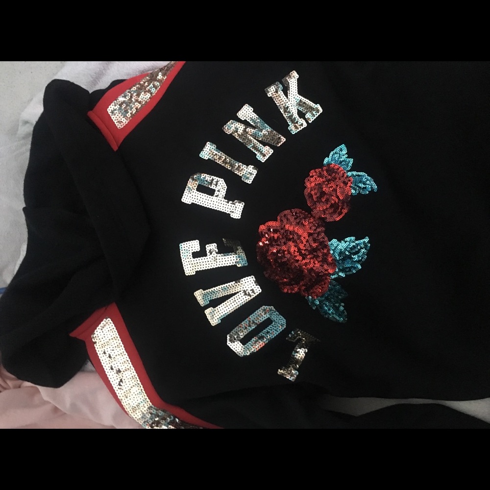 Pink hoodie
